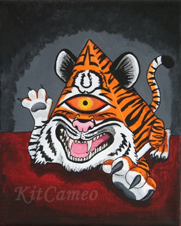 All-Seeing Eye of the Tiger, Art Print