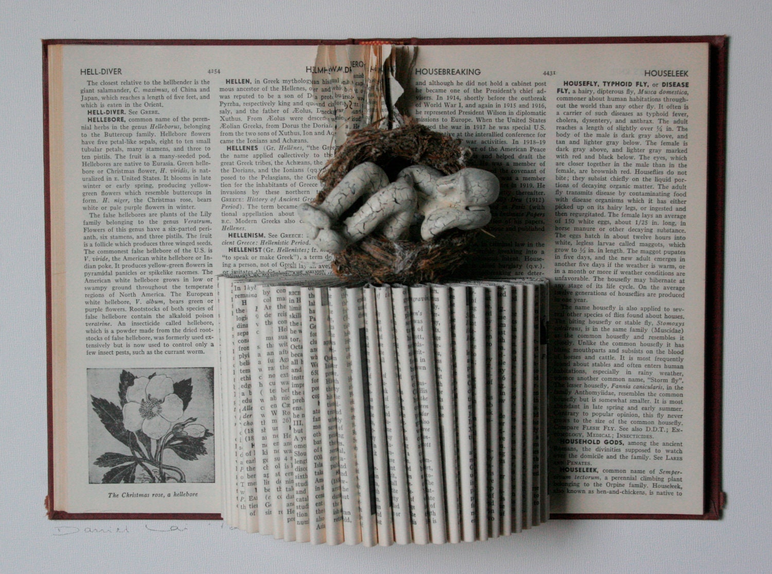 Sleeper in Nest (Original Sculpture)