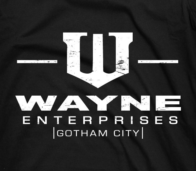 Wayne Enterprises, Gotham City - batman Bruce novelty vintage retro cool tee t-shirt