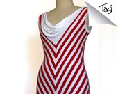 Womens plus size clothing. Women tunic Custom women top Cowl neck top Romantic/casual top Sleeveless shirt handmade by Tasi