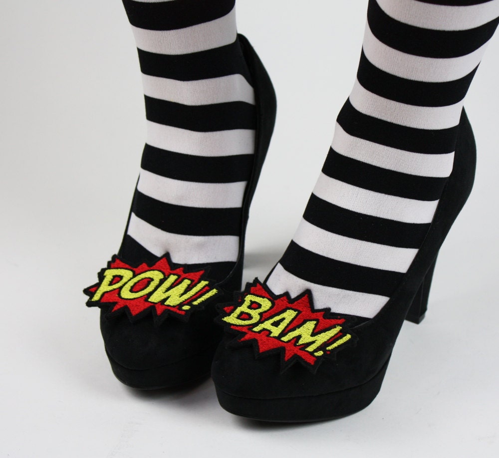 Bam and Pow Shoe Clips, Comic Blasts