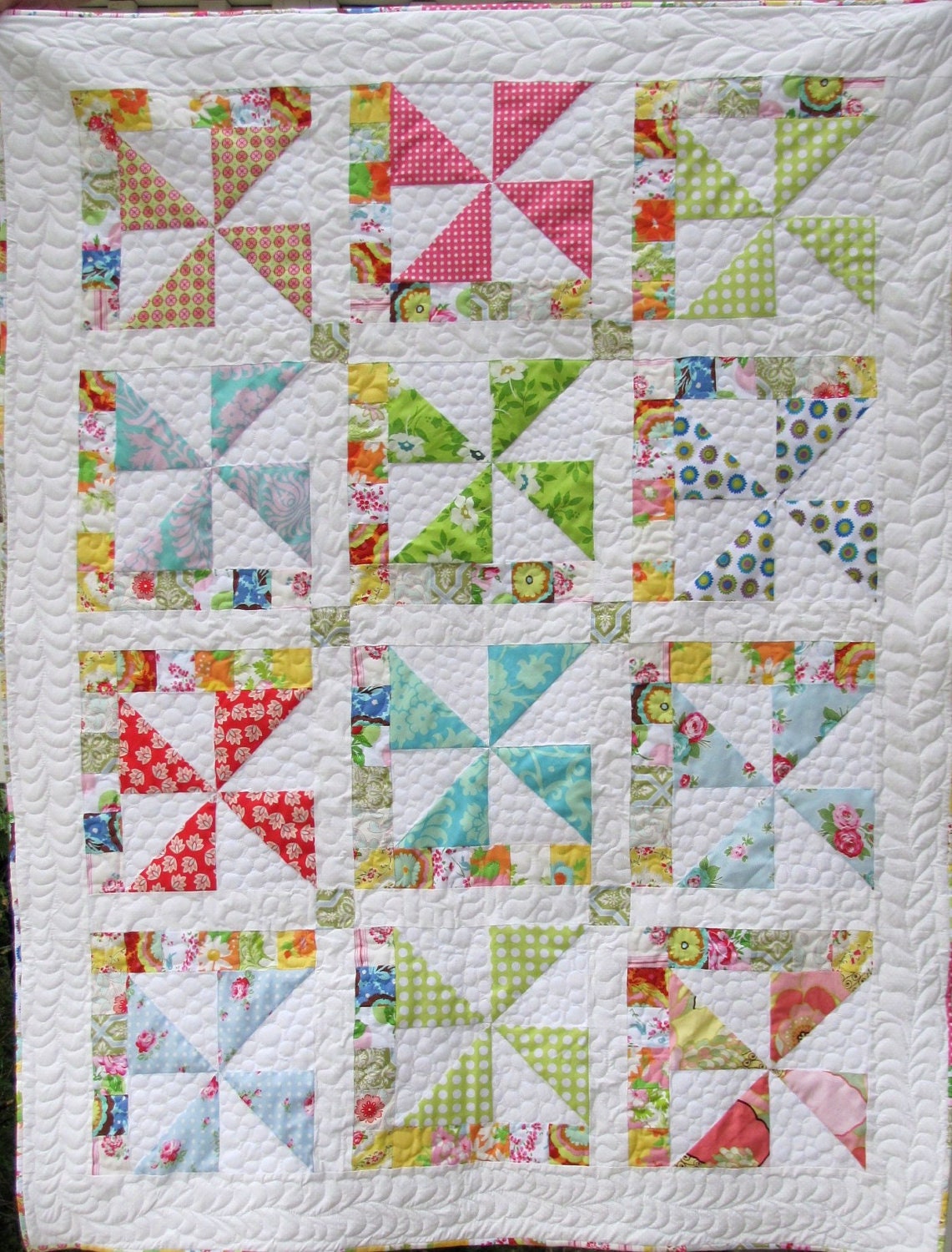 PDF Laundry Day Quilt Pattern from Quilt Doodle Designs