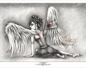 Casse  - Broken Angel Dark  Art 11x17 Print