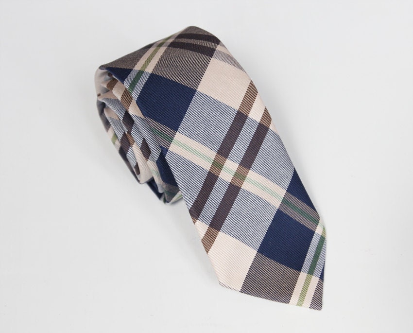 Christopher - Cotton Plaid Men's Tie