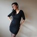 Black Party Knitted Dress - Free US Shipping - Donate to Hurricane Sandy Relief - Item MM - KNDR13-1B3