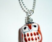 Special - Cute Little Brown HOOT Owl Necklace -