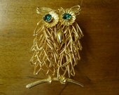 Vintage Owl Brooch