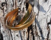 Gold and Silver Three Ring Bracelet