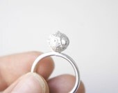 ASTEROIDE ring - Infancia Series - Le Petit Prince inspired, silver, organic, moon, planet, star, asteroid, sky, space, little prince