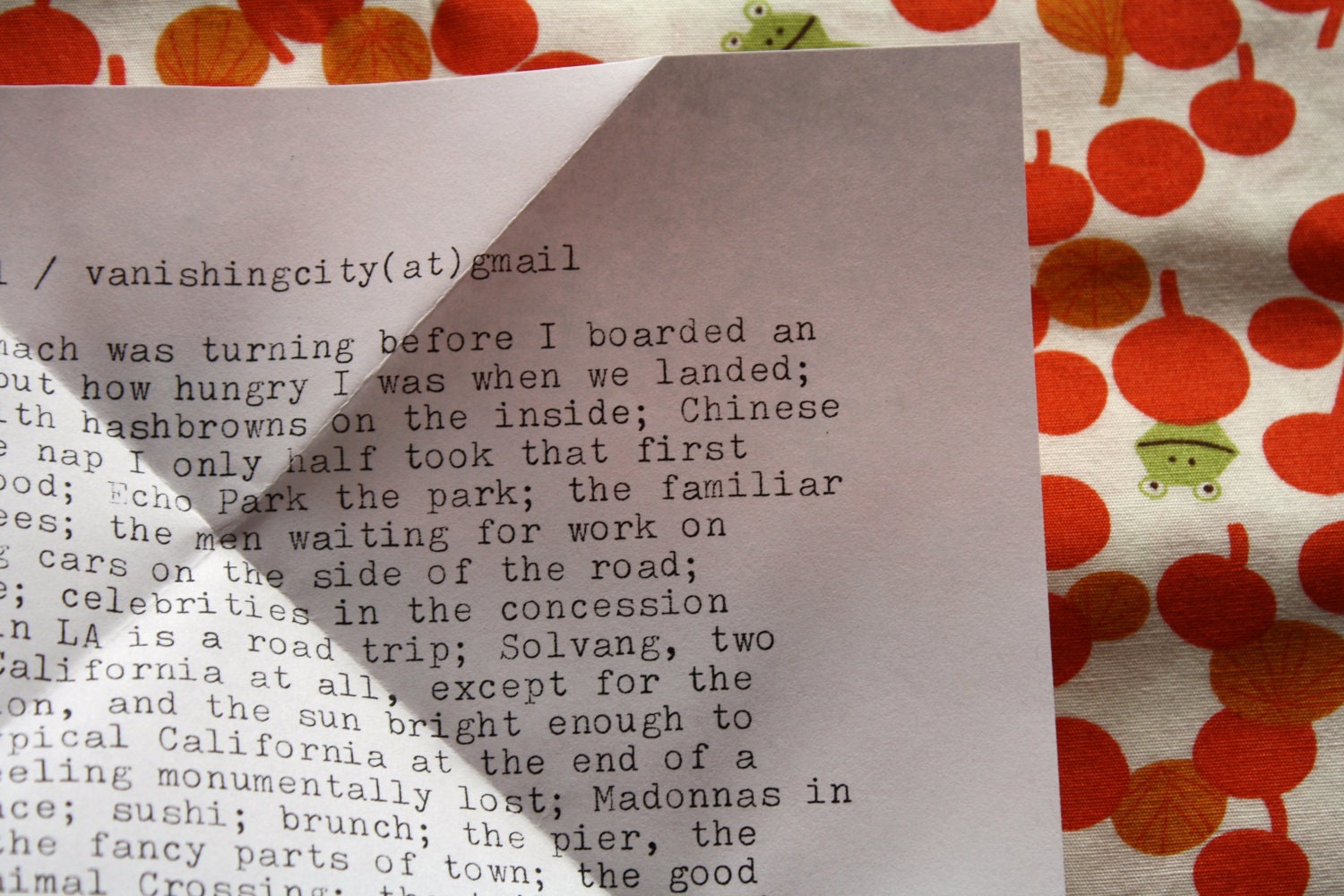 Vanishing City: a zine about Los Angeles, 2009