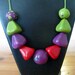Beaded Necklace, Statement Necklace, Kazuri Bead Necklace, Fair Trade