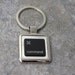 Apple command Key-Ring in black, key chain, keys, recycled, birthday, anniversary, wedding, gift
