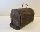 Vintage Small Animal Carrier Primitive Turn of Century Handmade