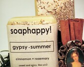 Gypsy Summer - Handmade Vegan Cinnamon Rosemary Soap
