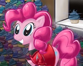 My Little Pony Pinkie Pie Star Trek Poster