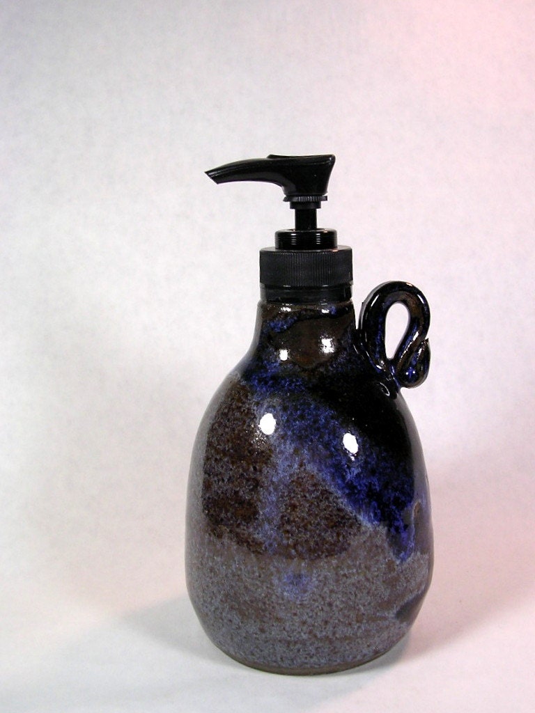 Pottery soap pump jug