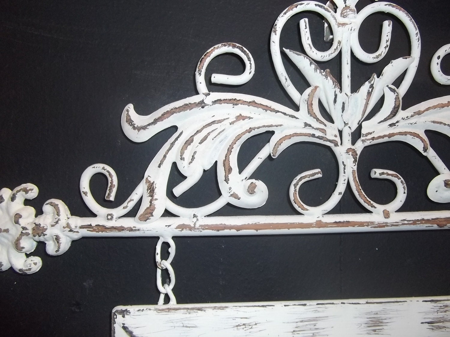 Cottage Chic Metal Chalkboard