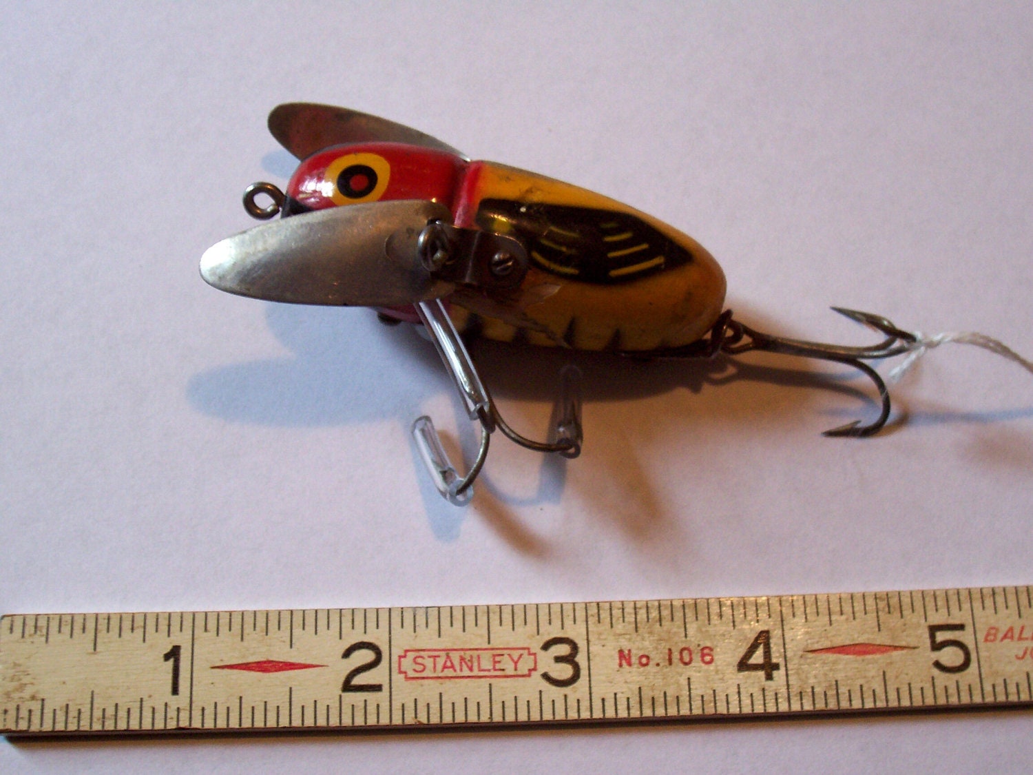 Old Vintage Fishing Lure Heddon Crazy Crawler by JosephsLures