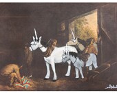 Why Do Unicorns Poop Rainbows 8.5 x 11 Print