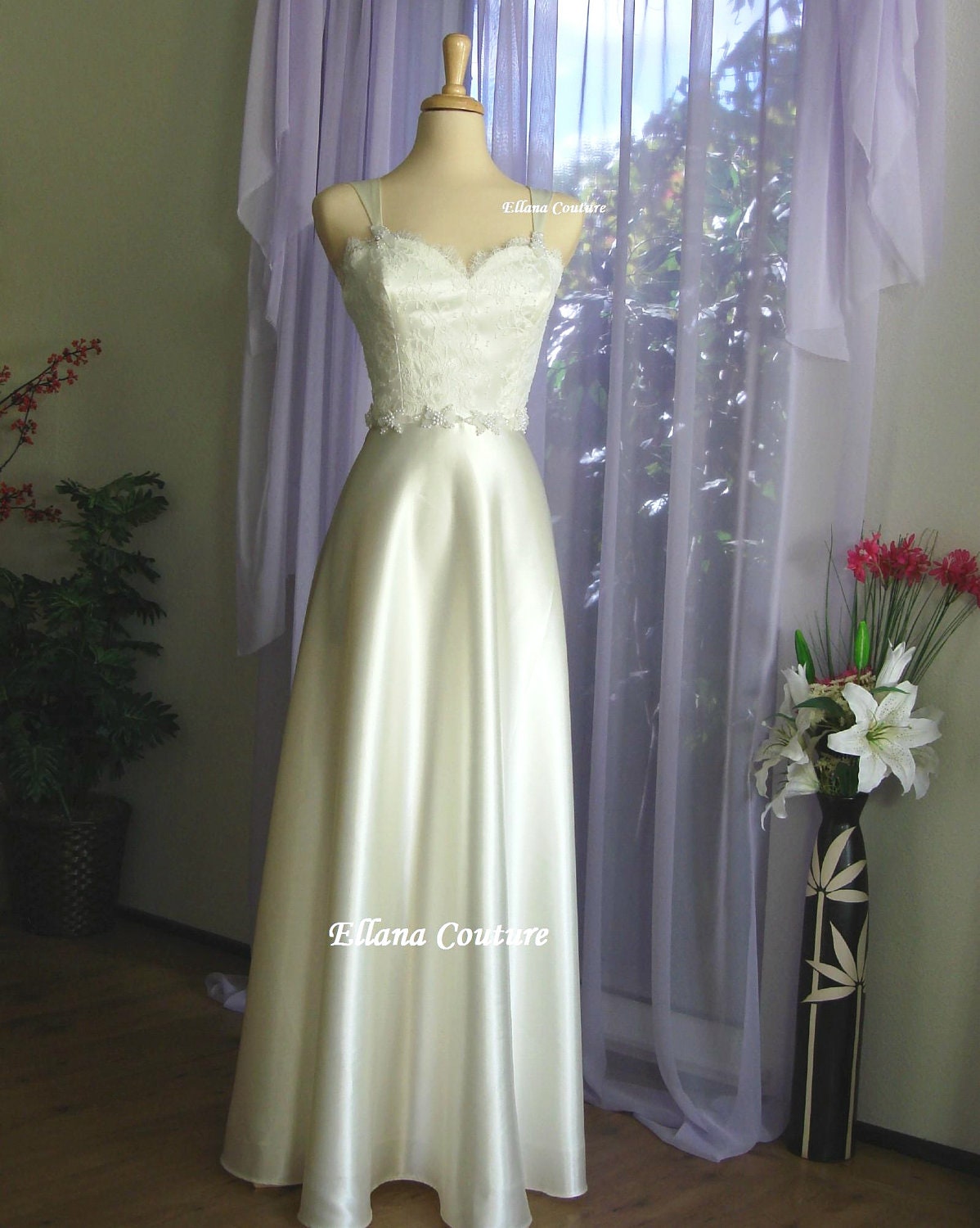 glam wedding gown
