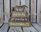 Fathers Day Mom Grandma Dad Grandpa Father Stacker wood block set personalized gift birthday christmas wedding baby home decor.