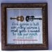 I've Gone So Country Since I Met You, I Used To Be So Rock and Roll Cross Stitch Sampler