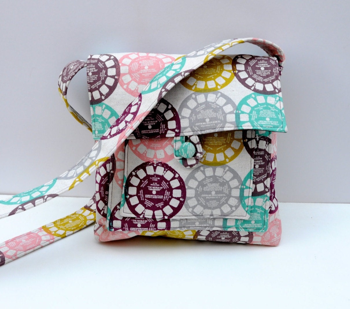 View Finder Mini Messanger Bag - Ruby Star Rising Crossbody Hip Purse
