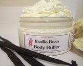 Organic Vanilla Bean Body Butter, Deeply Nourishing and Moisturizing, NATURALLY  Deliciously SCENTED