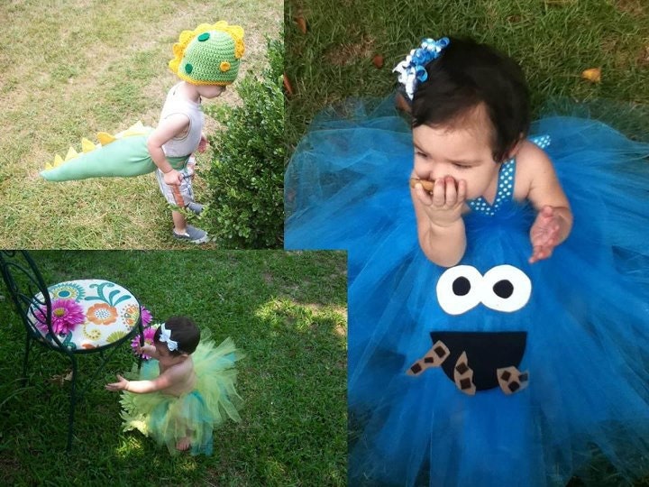 Oscar the Grouch Inspired Tutu Dress for dress up playtime Made to Order LAST DAY to ORDER for Halloween is Oct 15th