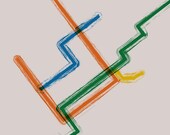 Montreal Metro Gallery Wrap Canvas- 20x20