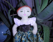 Bess, the Red Haired Renaissance Faire  Rag Doll