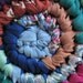 RESERVED for Waffie Colorful Hit and Miss Crochet Rag Rug from upcycled cotton