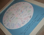 Large Guest Book Bowl Frame