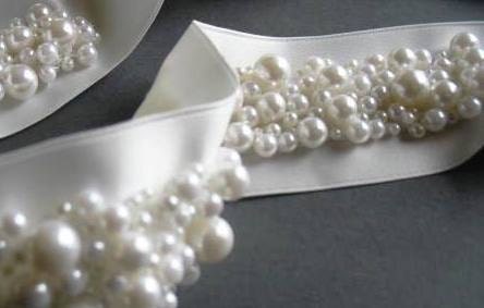 Purely Pearl Wedding Sash / Belt
