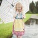 Girls Spring Dress - Skylar Knot Dress - Sizes 12MO-8