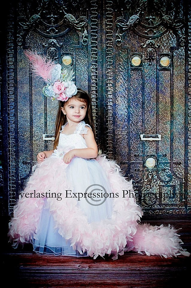 Vintage Celestial Dreams... A Couture Flower Girls Dress by Love Baby J Couture