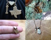 I Love State - Charm Necklace