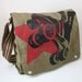 FTR Canvas Field bag -- Dark Khaki / sand with red star