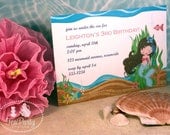 Blue Lagoon...Customized Mermaid Birthday Party Invitations Il_170x135