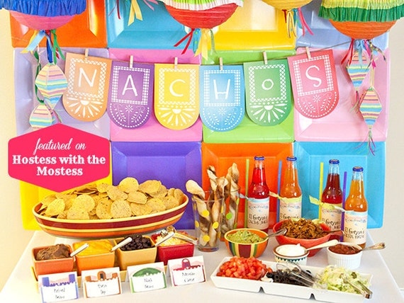 FIESTA Collection - Printable Party Décor Il_570xn