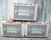 GERANIUM ROSE Handmade Milk Soap Fresh Clean Floral Scent