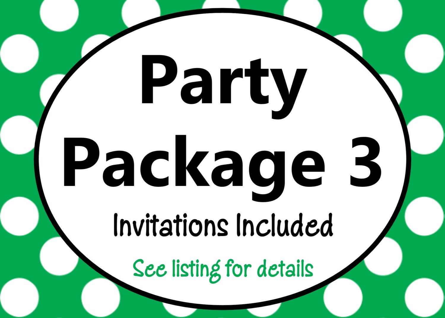 Printable Party Package by Cutie Patootie Creations, CHOOSE ANY 3 ITEMS, Invitations, Party Decorations, Party Supplies Il_570xn