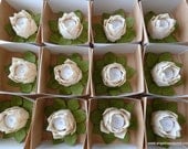 10 Lotus Lanterns, origami wedding favors, wedding lighting, paper flowers, handmade paper