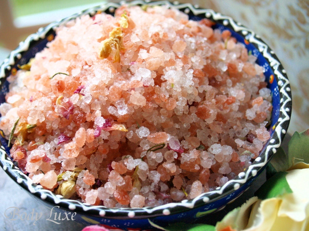 Om Your Karma - Aromatherapy Dead Sea Salt Bath Soak ... Luxury Detox Bath Salts....  LARGER SIZE