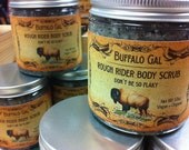 Buffalo Gal Rough Rider Body Scrub  vegan organic smoothing aromatherapy