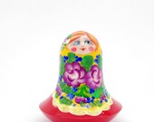 Russian doll Toy Chime Doll Roly Poly Baby Shower Gift  nesting doll free shipping