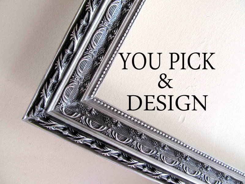 NARROW and LONG Magnet Board Kitchen Bulletin Board Magnetic Memo Board Chalk Board Chalkboard Cork Board - - You PiCK and DeSIGN