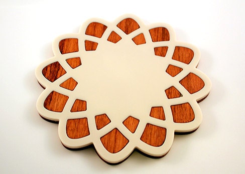 Cheese Board - Exceptonal Cutting / Serving Tray - Cherry & Corian