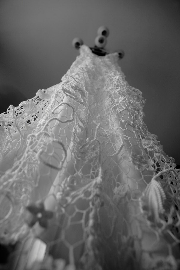 Irish crochet wedding dress "Mystery"