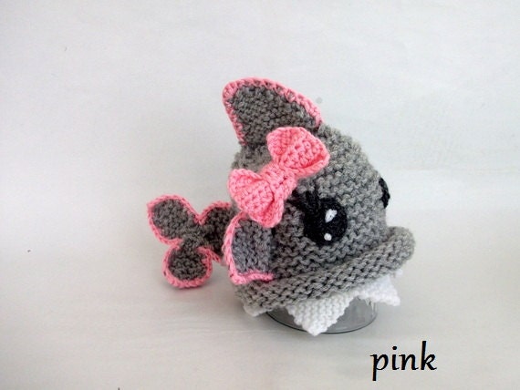 Shark hat -Girl or boy-Knitting Baby Hat - for Baby or Toddler-Gray baby hat-newborns knit boy hats animal-boy halloween costume